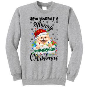 Merry Pomeranian Christmas Pomeranian Xmas Party Meaningful Gift Sweatshirt