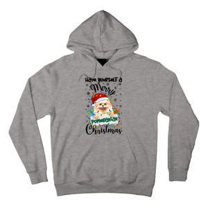 Merry Pomeranian Christmas Pomeranian Xmas Party Meaningful Gift Tall Hoodie