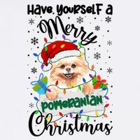Merry Pomeranian Christmas Pomeranian Xmas Party Meaningful Gift Bucket Hat