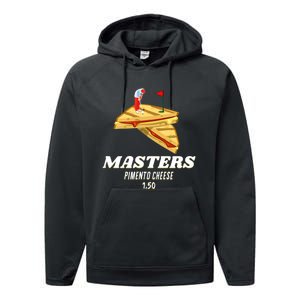 masters pimento cheese sandwich Tiger Golf Majors Performance Fleece Hoodie