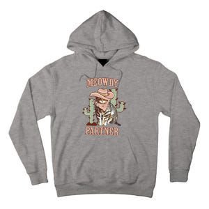 Meowdy Partner Cowboy Cat Western Country Tall Hoodie