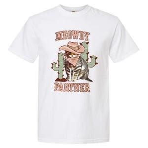 Meowdy Partner Cowboy Cat Western Country Garment-Dyed Heavyweight T-Shirt