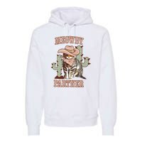 Meowdy Partner Cowboy Cat Western Country Premium Hoodie