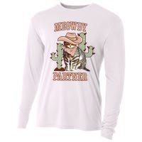 Meowdy Partner Cowboy Cat Western Country Cooling Performance Long Sleeve Crew