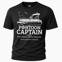 Mens Pontoon Captain Definition Funny Pontoon Boat Boating Cooling Performance Crew T-Shirt