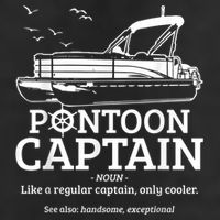 Mens Pontoon Captain Definition Funny Pontoon Boat Boating 15oz Campfire Ceramic Mug