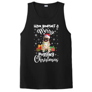 Merry Pugging Christmas Pug Xmas Party Pug Gift PosiCharge Competitor Tank