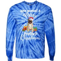 Merry Pugging Christmas Pug Xmas Party Pug Gift Tie-Dye Long Sleeve Shirt