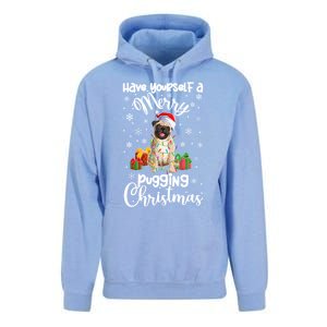 Merry Pugging Christmas Pug Xmas Party Pug Gift Unisex Surf Hoodie