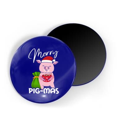 Merry Pigmas Christmas Pig For Swine Lovers Gift Magnet