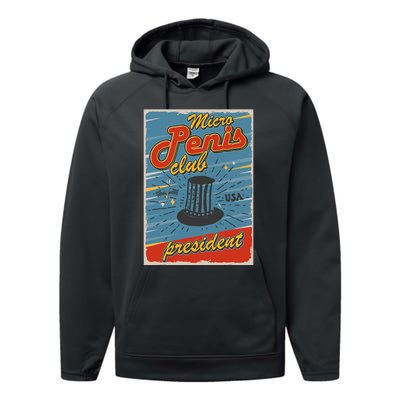 Micro Penis Club President Performance Fleece Hoodie