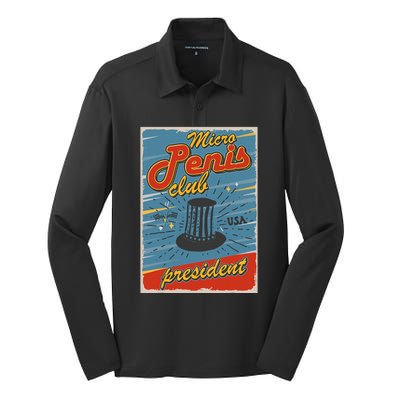 Micro Penis Club President Silk Touch Performance Long Sleeve Polo