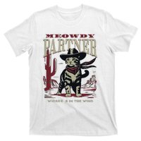 Meowdy Partner Cowboy Cat Vintage Cowboy T-Shirt