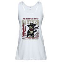 Meowdy Partner Cowboy Cat Vintage Cowboy Ladies Essential Flowy Tank