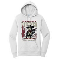 Meowdy Partner Cowboy Cat Vintage Cowboy Women's Pullover Hoodie