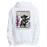 Meowdy Partner Cowboy Cat Vintage Cowboy Urban Pullover Hoodie