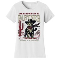 Meowdy Partner Cowboy Cat Vintage Cowboy Women's T-Shirt