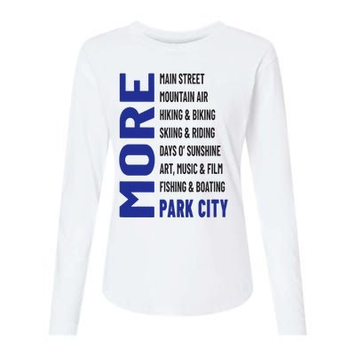 More Park City Womens Cotton Relaxed Long Sleeve T-Shirt