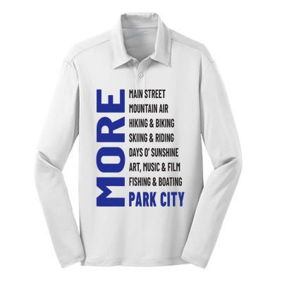 More Park City Silk Touch Performance Long Sleeve Polo