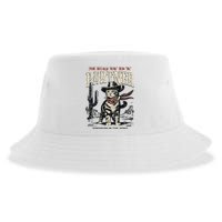 Meowdy Partner Cowboy Cat Vintage Sustainable Bucket Hat