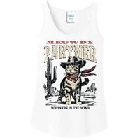 Meowdy Partner Cowboy Cat Vintage Ladies Essential Tank