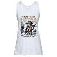 Meowdy Partner Cowboy Cat Vintage Ladies Essential Flowy Tank