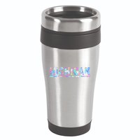 Michigan Patterned Curves Logo 16oz Travel Tumbler