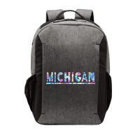 Michigan Patterned Curves Logo Vector Backpack