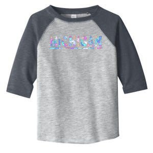 Michigan Patterned Curves Logo Toddler Fine Jersey T-Shirt