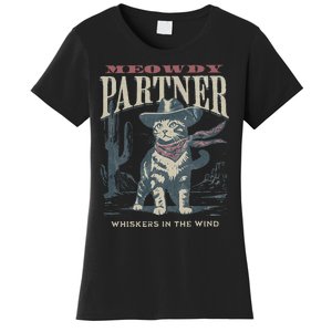 Meowdy Partner Cowboy Cat Country Western Women's T-Shirt