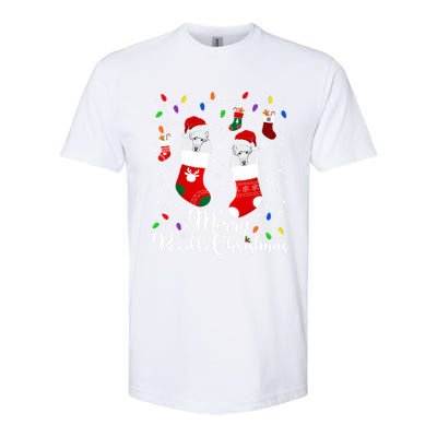 Merry Poodle Christmas Poodle Xmas Party Poodle Cool Gift Softstyle® CVC T-Shirt