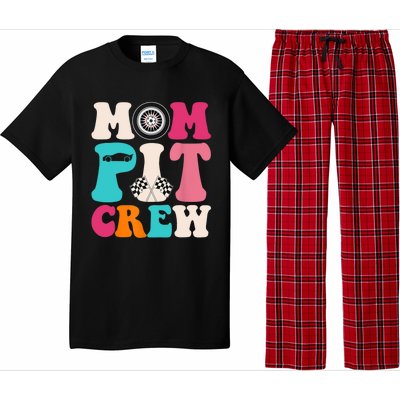 Mom Pit Crew Race Car Birthday Party Racing Mothers Day Pajama Set