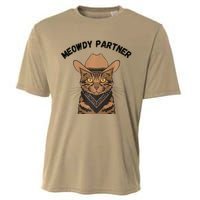 Meowdy Partner Cat Funny Cow Western Premium Cooling Performance Crew T-Shirt