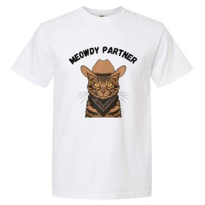 Meowdy Partner Cat Funny Cow Western Premium Garment-Dyed Heavyweight T-Shirt