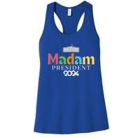 Madam President Colorful White House Gift Women's Racerback Tank