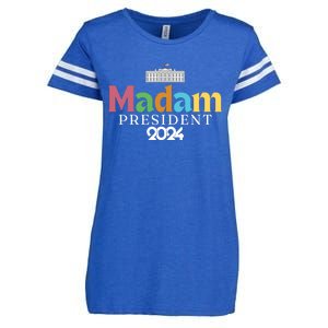 Madam President Colorful White House Gift Enza Ladies Jersey Football T-Shirt