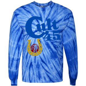 My President Cult 45 Donald Trump Gift Tie-Dye Long Sleeve Shirt