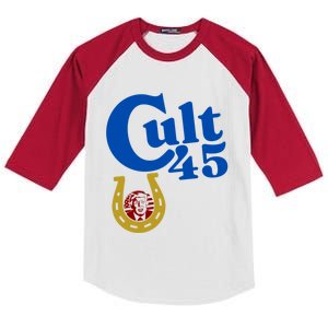 My President Cult 45 Donald Trump Gift Kids Colorblock Raglan Jersey