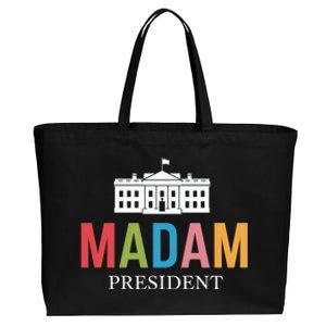 Madam President Colorful White House Leaders Gift Cotton Canvas Jumbo Tote