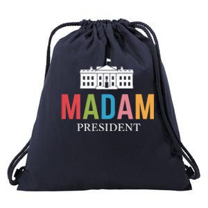 Madam President Colorful White House Leaders Gift Drawstring Bag