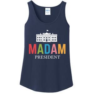 Madam President Colorful White House Leaders Gift Ladies Essential Tank