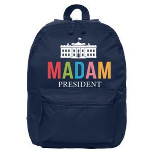 Madam President Colorful White House Leaders Gift 16 in Basic Backpack