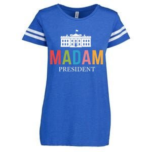 Madam President Colorful White House Leaders Gift Enza Ladies Jersey Football T-Shirt