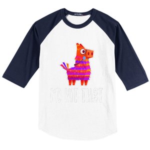 Mexican Pinata Cinco De Mayo Fiesta & Womens Party Baseball Sleeve Shirt