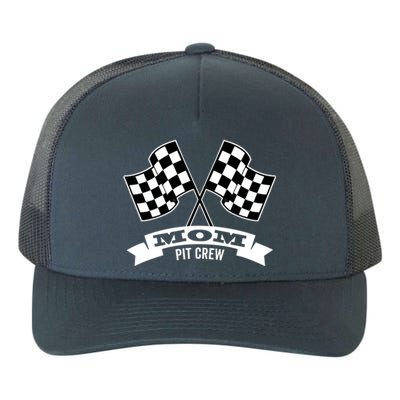 Mom Pit Crew For Race Car Party Gift Dark Cool Gift Yupoong Adult 5-Panel Trucker Hat