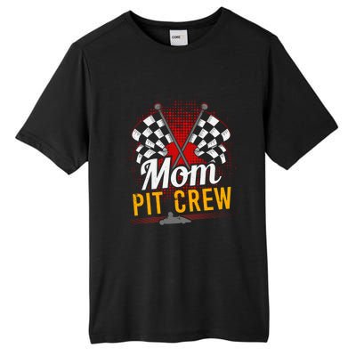 Mom Pit Crew Great Gift Pit Crew Gift Pit Crew Meaningful Gift Tall Fusion ChromaSoft Performance T-Shirt