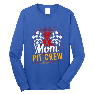 Mom Pit Crew Great Gift Pit Crew Gift Pit Crew Meaningful Gift Long Sleeve Shirt