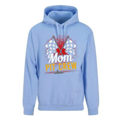 Mom Pit Crew Great Gift Pit Crew Gift Pit Crew Meaningful Gift Unisex Surf Hoodie