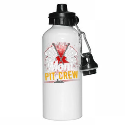 Mom Pit Crew Great Gift Pit Crew Gift Pit Crew Meaningful Gift Aluminum Water Bottle 