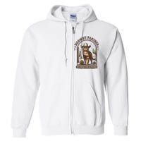 Meowdy Partner Cowboy Cat Country Western Funny Cat Full Zip Hoodie